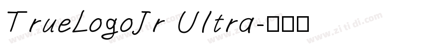 TrueLogoJr Ultra字体转换